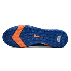 Nike Zoom Mercurial Superfly 10 Elite Blue and Orange Kids Turf TF Football Boot