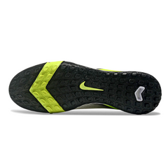 Nike Zoom Mercurial Superfly 10 Elite White, Green and Black Kids Turf TF Football Boot