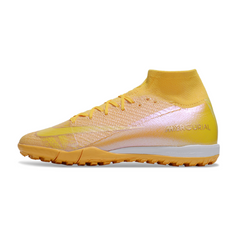 Nike Zoom Mercurial Superfly 10 Elite Golden Kids Turf TF Football Boot
