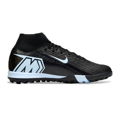 Nike Zoom Mercurial Superfly 10 Elite Black and White Kids Turf TF Football Boot