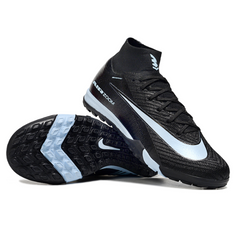 Nike Zoom Mercurial Superfly 10 Elite Black and White Kids Turf TF Football Boot