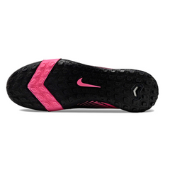 Nike Zoom Mercurial Superfly 10 Elite Black and Pink Kids Turf TF Football Boot
