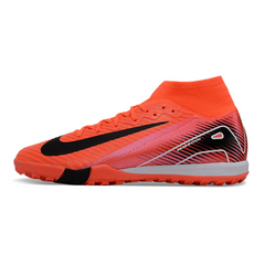 Nike Zoom Mercurial Superfly 10 Elite Red and Black Kids Turf TF Football Boot
