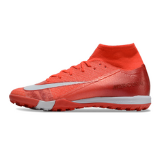 Nike Zoom Mercurial Superfly 10 Elite Red Kids Turf TF Football Boot