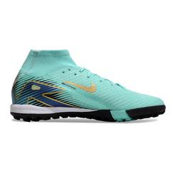 Nike Zoom Mercurial Superfly 10 Elite Light Blue Kids Turf TF Football Boot