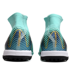 Nike Zoom Mercurial Superfly 10 Elite Light Blue Kids Turf TF Football Boot