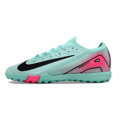 Nike Zoom Mercurial Vapor 16 Elite Light Blue and Pink Kids Turf TF Football Boot