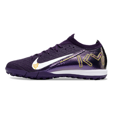 Nike Zoom Mercurial Vapor 16 Elite Mbappe Purple Kids Turf TF Football Boot
