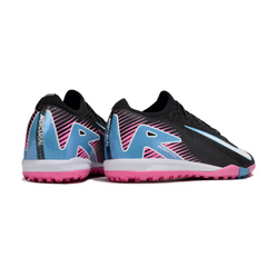 Nike Zoom Mercurial Vapor 16 Elite Kids Black, Light Pink and Blue Turf TF Football Boot
