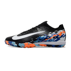 Nike Zoom Mercurial Vapor 16 Elite Kids Black, Blue, and Orange Turf TF Football Boot