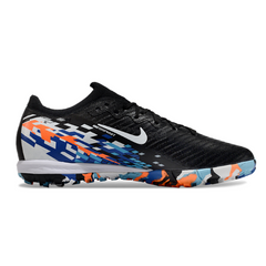 Nike Zoom Mercurial Vapor 16 Elite Kids Black, Blue, and Orange Turf TF Football Boot