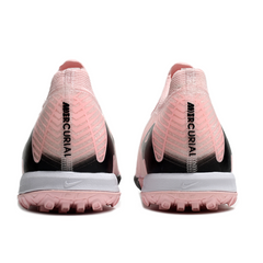 Nike Zoom Mercurial Vapor 16 Elite Pink and Black Kids Turf TF Football Boot