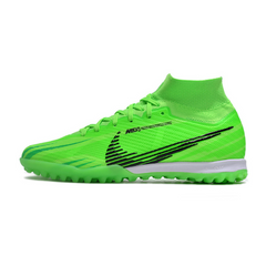 Chuteira Infantil Society Nike Zoom Mercurial Superfly 9 Elite TF Verde e Preta - VENI Futebol
