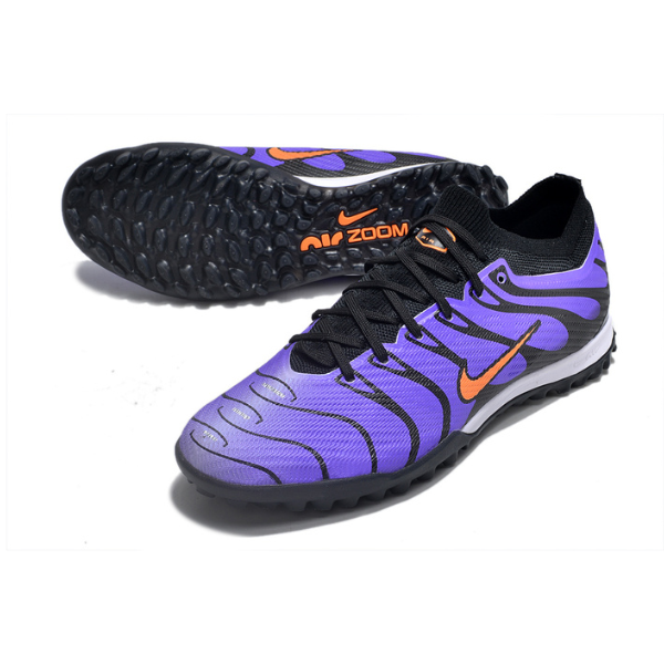 Chuteira Infantil Society Nike Zoom Mercurial Vapor 15 Air Max Plus TF Mbappe TN Pack - VENI Futebol