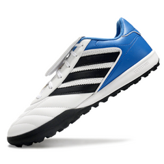 Adidas Copa Gloro II White, Black, and Blue Turf TF Football Boot