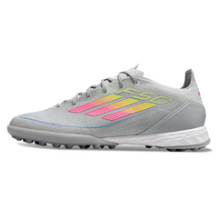 Adidas F50 Elite Gray Pink and Yellow Turf TF Football Boot