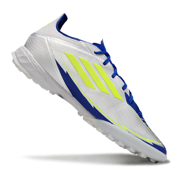 Adidas F50 Elite Silver and Blue Turf TF Football Boot
