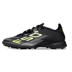 Adidas F50 Elite Black and Light Green Turf TF Football Boot