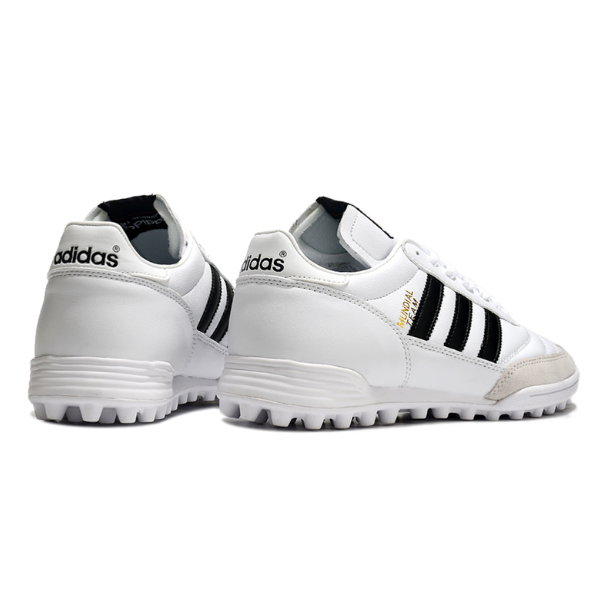 Adidas Mundial Team White and Black Turf TF Football Boot – VENI Adidas Mundial Team White and Black Turf TF Football Boot – VENI