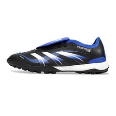 Adidas Predator 25 Elite Black, Blue, and White Turf TF Football Boot