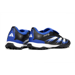 Adidas Predator 25 Elite Black, Blue, and White Turf TF Football Boot