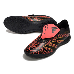 Adidas Predator 25 Elite Black and Red Turf TF Football Boot
