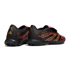 Adidas Predator 25 Elite Black and Red Turf TF Football Boot