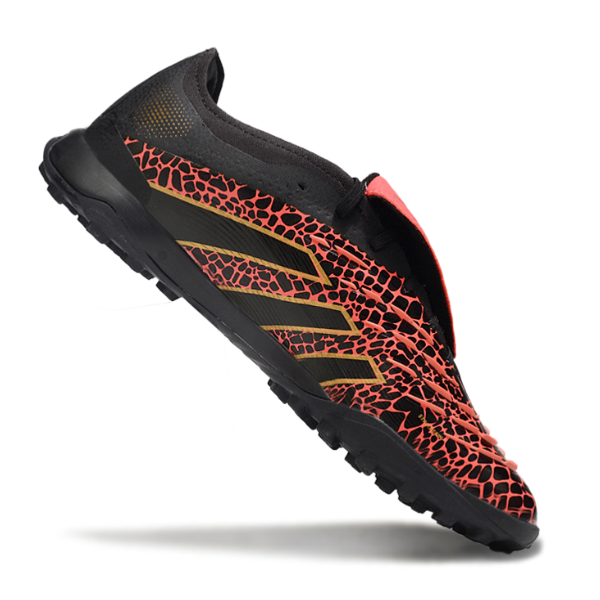 Adidas Predator 25 Elite Black and Red Turf TF Football Boot
