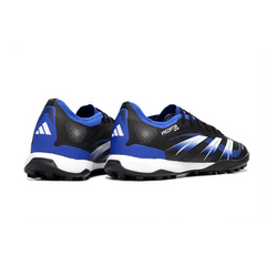 Adidas Predator 25 Elite Black, Blue, and White Turf TF Football Boot