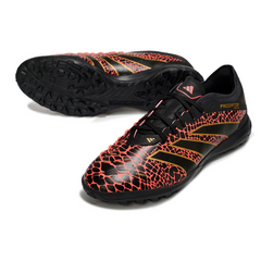 Adidas Predator 25 Elite Black and Red Turf TF Football Boot