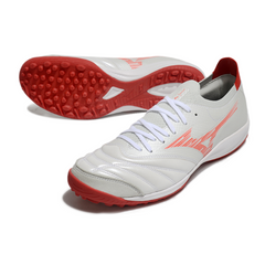 Mizuno Neo Sala Turf TF White and Red Football Boot
