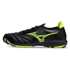 Mizuno Neo Sala Black/Light Green Turf TF Football Boot
