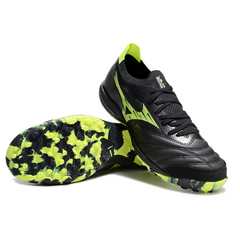 Mizuno Neo Sala Black/Light Green Turf TF Football Boot