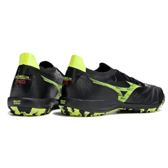 Mizuno Neo Sala Turf TF Black and Light Green Football Boot