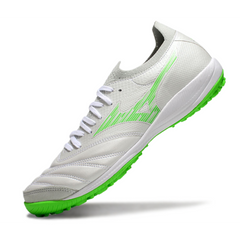 Mizuno Neo Sala White and Green Turf TF Football Boot
