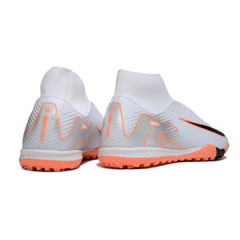Nike Zoom Mercurial Superfly 10 Academy White and Orange Turf TF Football Boot