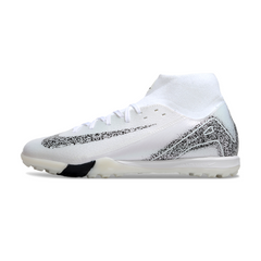 Nike Zoom Mercurial Superfly 10 Academy White and Black Turf TF Football Boot