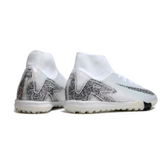 Nike Zoom Mercurial Superfly 10 Academy White and Black Turf TF Football Boot