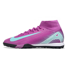 Nike Zoom Mercurial Superfly 10 Elite Purple and Blue Pack Turf TF Football Boot