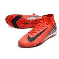 Nike Zoom Mercurial Superfly 10 Elite Red and Black Turf TF Football Boot