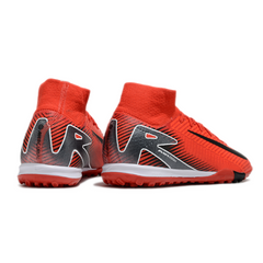 Nike Zoom Mercurial Superfly 10 Elite Red and Black Turf TF Football Boot
