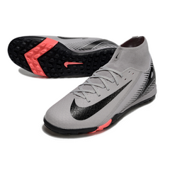 Nike Zoom Mercurial Superfly 10 Academy Gray and Black Turf TF Football Boot