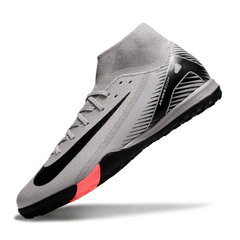 Nike Zoom Mercurial Superfly 10 Academy Gray and Black Turf TF Football Boot