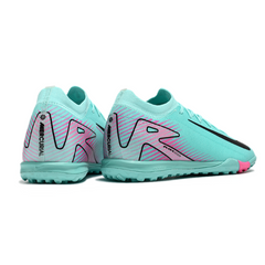 Nike Zoom Mercurial Vapor 16 Elite Light Blue and Pink Turf TF Football Boot