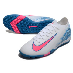 Nike Zoom Mercurial Vapor 16 Elite White Light Blue Pink Turf TF Football Boot