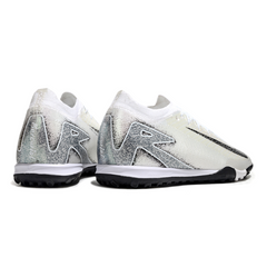 Nike Zoom Mercurial Vapor 16 Elite White and Gray Turf TF Football Boot