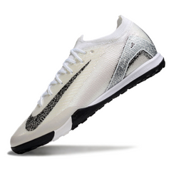 Nike Zoom Mercurial Vapor 16 Elite White and Gray Turf TF Football Boot