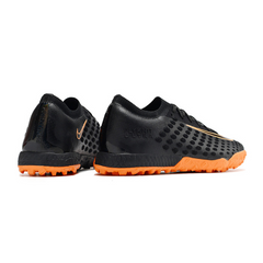 Chuteira Society Nike Phantom Ultra Venom TF Elite Preta e Laranja - VENI Futebol