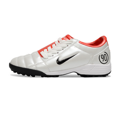 Nike Total 90 III White and Red Turf TF Football Boot