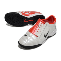 Nike Total 90 III White and Red Turf TF Football Boot